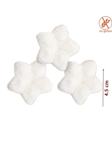Nubes chuches Estrellas color Blanco 100uds Bulgari Golosinas