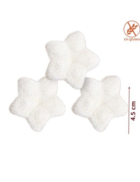 Nubes chuches Estrellas color Blanco 100uds Bulgari Golosinas