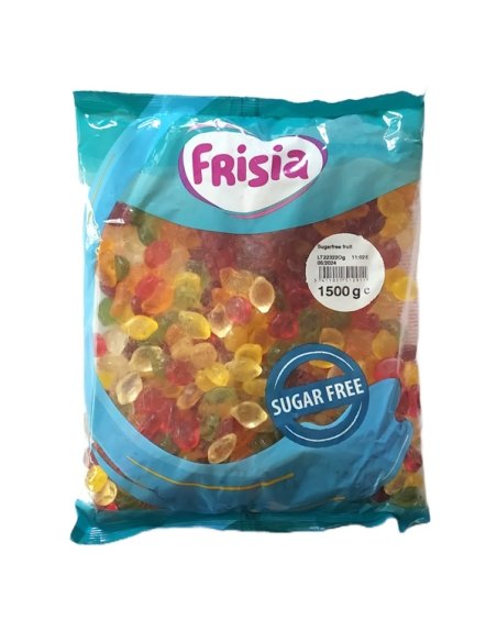 Chuches Goma fruta surtida sin azúcar 1Kg Frisia