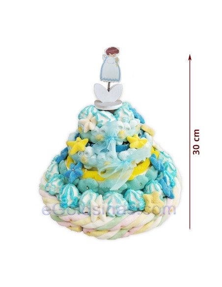 tarta de chuches comunión niño 4 pisos para comprar online