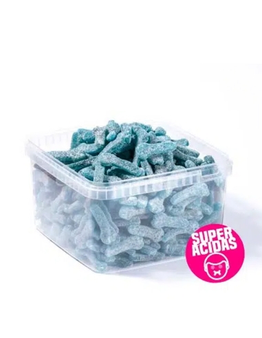 Goma ácida Llaves Inglesas Azul Pintalenguas 290uds Mr Flopo Pop