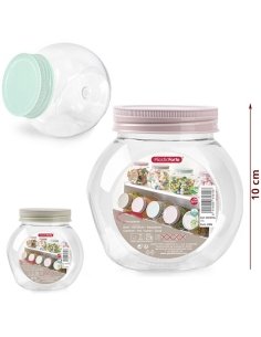 Tarros de Caramelos Redondos de Plástico Reutilizables...