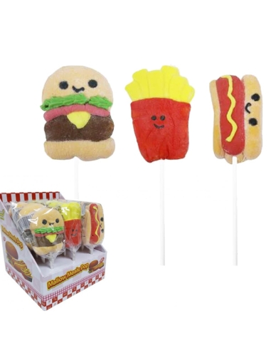 Piruleta Nube Mallow Meals Pop hamburguesa 35gr...