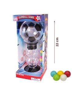 Máquina Chicletera Balón Fútbol con 50gr chicle Fleer