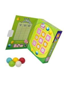 Juego de tres en raya con chicles Dubble Bubble 1ud