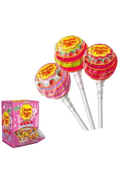 Chupa Chups Fresa Love 100uds en estuche