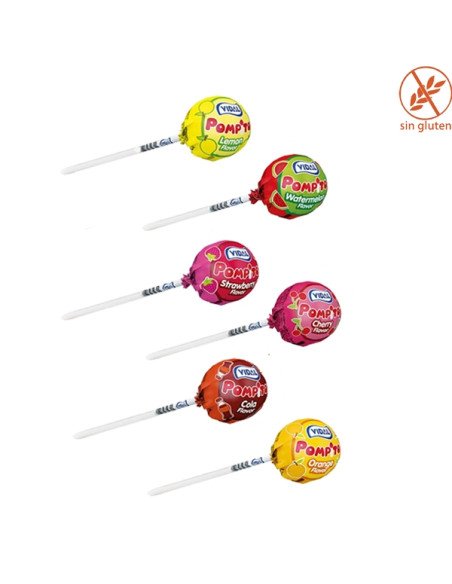 Chupa Caramelos Pompitos surtidos 100Uds Vidal Golosinas
