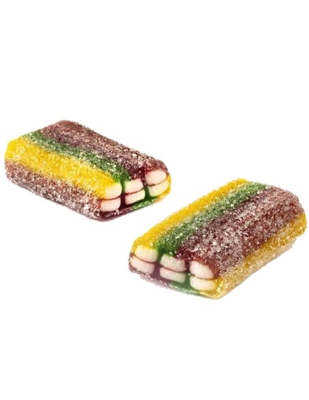 Regaliz chuches Ladrillos Multicolor rellenos 250uds Vidal Golosinas