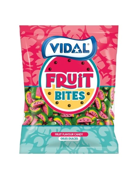 Regaliz Chuches Tajada sandía Fruit Bites 250uds Vidal Golosinas