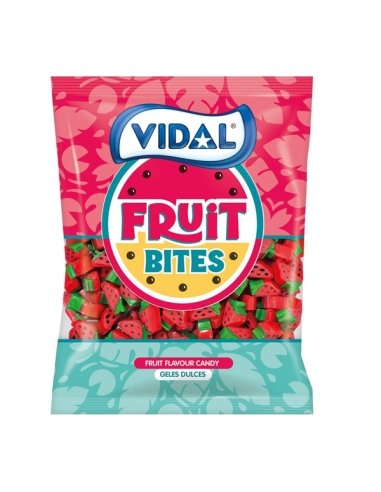 Regaliz Chuches Fresa Fruit Bites 250uds Vidal Golosinas