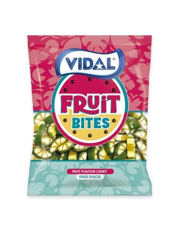 Regaliz Chuches Lima y Limón Fruit Bites 250uds Vidal Golosinas