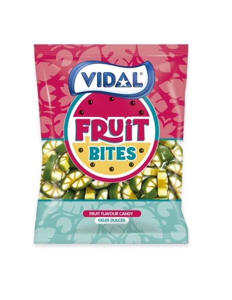 Regaliz Chuches Lima y Limón Fruit Bites 250uds Vidal Golosinas