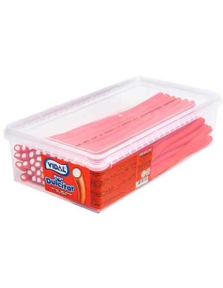 Regaliz Dulce Mega Dulcitar Fresa 70uds Vidal Golosinas