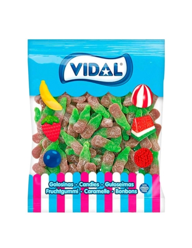 Chuches Botella Cola Verde 250uds Vidal Golosinas