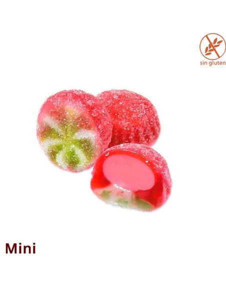 Mini chuches Tartitas Sandía Twist 250uds (1,5Kgs) Vidal Golosinas