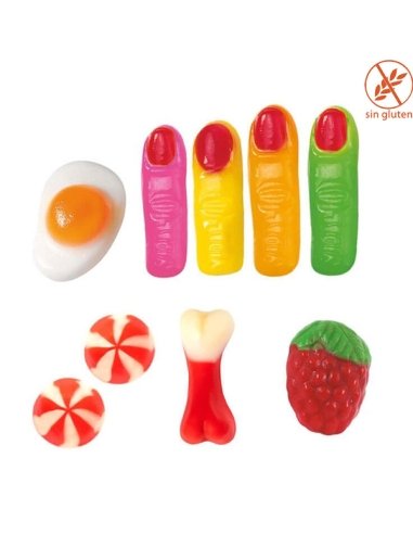 Chuches surtidas Fantasía Mix Brillo 1Kg (150uds) Vidal Golosinas