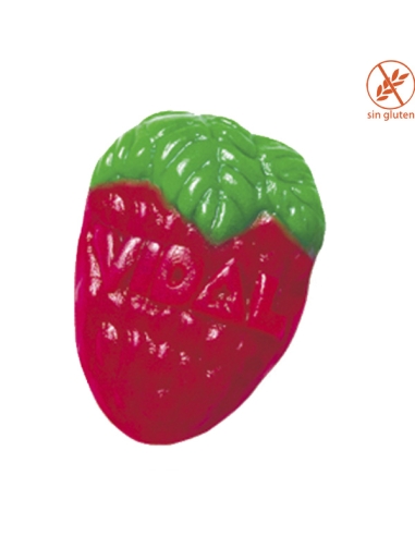Chuches clásicas Fresas Silvestres Brillo 1Kg (165uds) Vidal Golosinas
