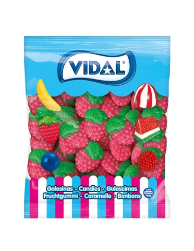 Chuches clásicas Fresas Silvestres Brillo 1Kg (165uds) Vidal Golosinas