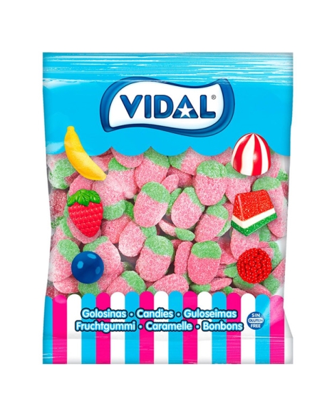 Chuches Goma Fresas Pica 1Kg (165uds) Vidal Golosinas
