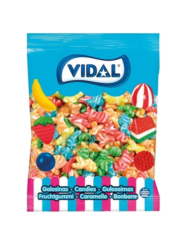 Chuches goma Peces Twist 250uds (1,5Kg) Vidal Golosinas