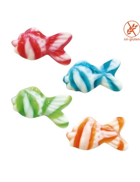 Chuches goma Peces Twist 250uds (1,5Kg) Vidal Golosinas