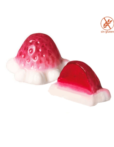 Chuches Rellenolas Fresones Rellenos con Nata 75uds Vidal Golosinas