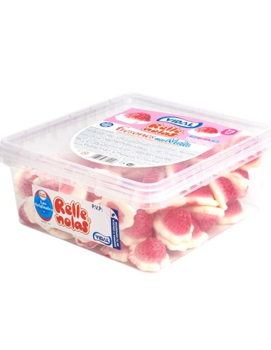 Chuches Rellenolas Fresones Rellenos con Nata 75uds Vidal Golosinas