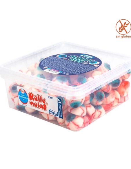 Chuches Rellenolas Ojos rellenos Halloween 75uds Vidal Golosinas