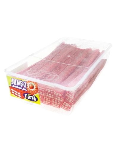 Regaliz Chuches Jumbos Ladrillo Fresa Pica 30uds Fini Golosinas