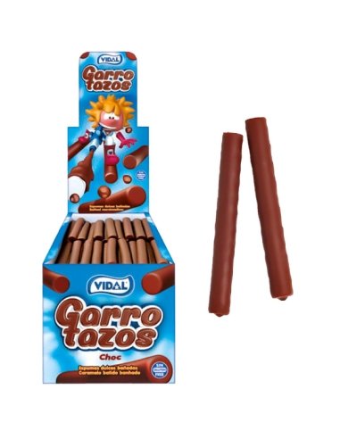 Nubes chocolateadas Garrotazos choco 150Uds Vidal Golosinas
