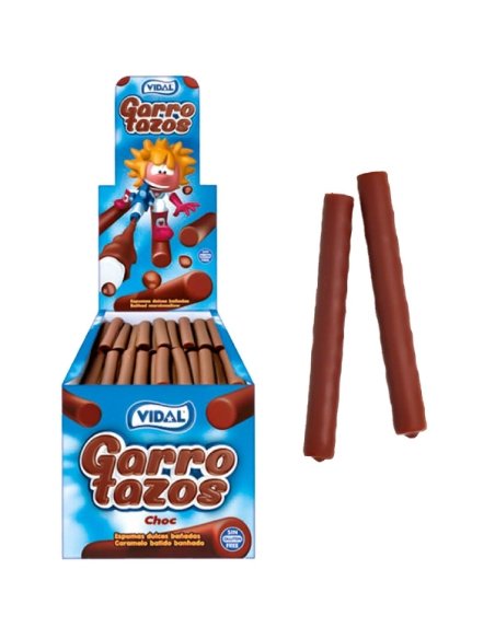 Nubes chocolateadas Garrotazos choco 150Uds Vidal Golosinas