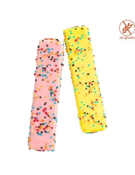 Nubes chocolateadas Maxicrujitos Fresa y Vainilla 150uds Vidal Golosinas