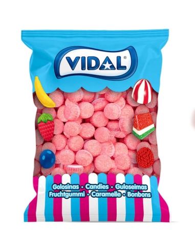 Bolsa Mini chuches Tartitas Fresa y Nata Sweet cakes 250uds Vidal Golosinas