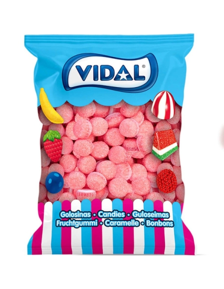 Bolsa Mini chuches Tartitas Fresa y Nata Sweet cakes 250uds Vidal Golosinas