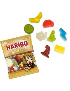 Chuches Hermione de Harry Potter Gomitas 18 bolsitas 80Gr Haribo golosinas