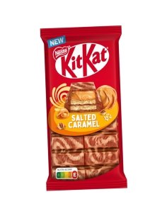 Tableta de Chocolate Kit Kat de caramelo salado 99gr 1ud
