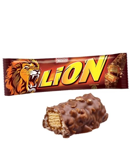 Chocolatina Barrita Lion Chocolate Leche 42gr 24uds Nestlé