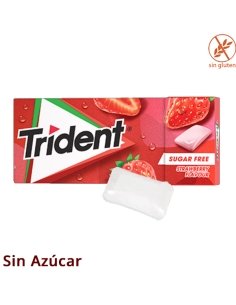 Chicles Trident Gragea sabor Fresa 24 paquetes