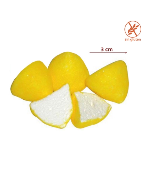 Nubes Merengue Limón y Nata amarillos 150uds Chuches Golmasa
