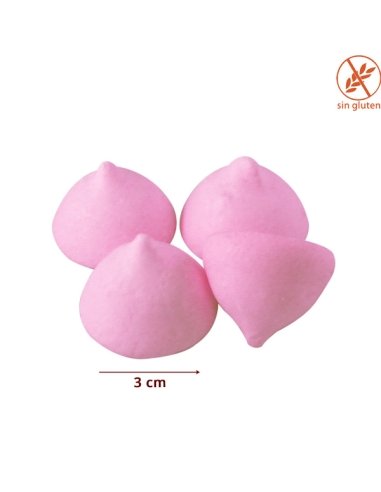 Nubes Merengue Yogur Fresa rosa 150uds Chuches Golmasa