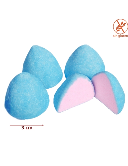 Nubes Merengue Cola y Nata azules 150uds Chuches Golmasa