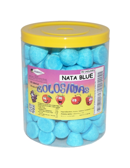 Nubes Merengue Cola y Nata azules 150uds Chuches Golmasa
