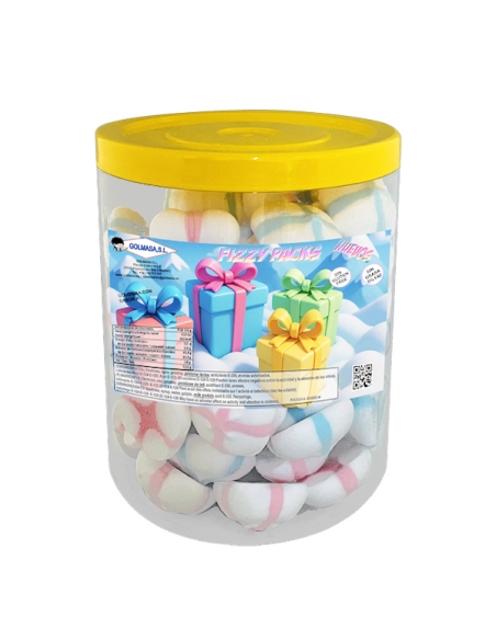 Nubes o Espumas Dulces Refrescantes Fizzy Pack 100uds Golmasa