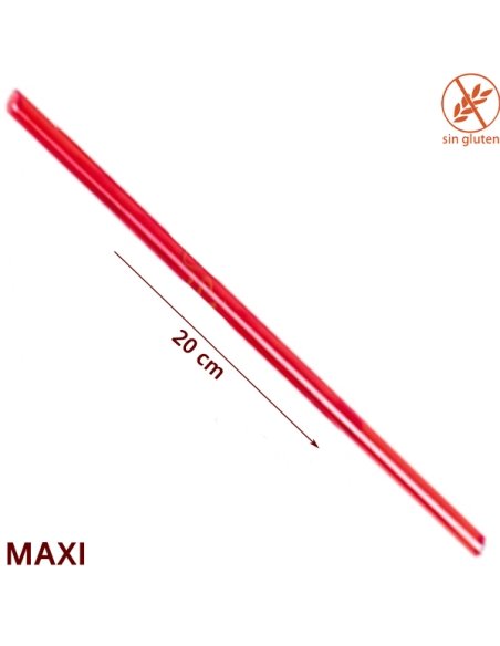 Cañas Gelatina de Fresa Grande 160uds chuches Golmasa