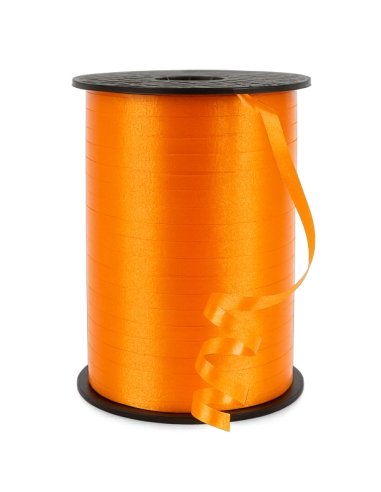 Bobina de Cinta plástico para regalos Naranja 5mm 500 Metros