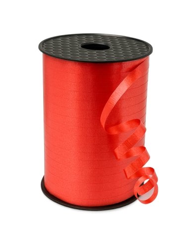Bobina de Cinta plástico para regalos Roja 5mm 500 Metros