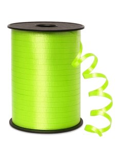 Bobina de Cinta plástico para regalos Verde Claro 5mm 500 Metros