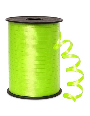 Bobina de Cinta plástico para regalos Verde Claro 5mm 500 Metros