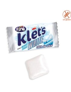 Chicles sin azúcar Klet's sabor Menta Suave White 200uds Fini Golosinas