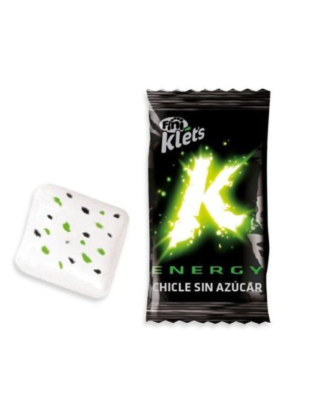 Chicles sin azúcar Klet's Energy 200uds Fini Golosinas